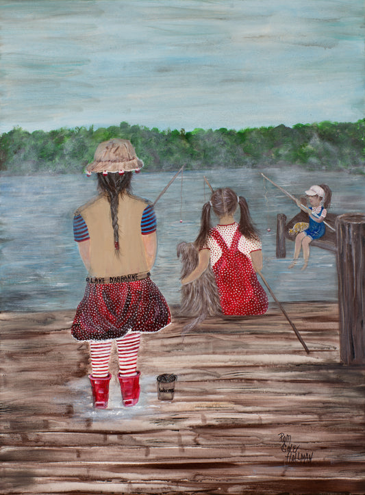 "Early Morning Fog on Lake D'Arbonne"