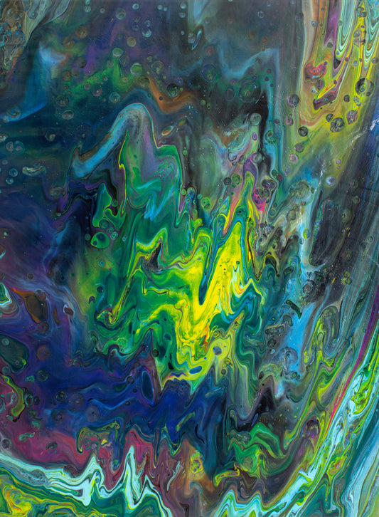 "Poured Acrylic #10"