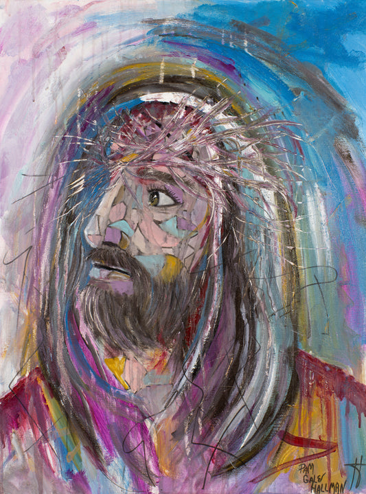 "Mosaic - Christ With Thorns"